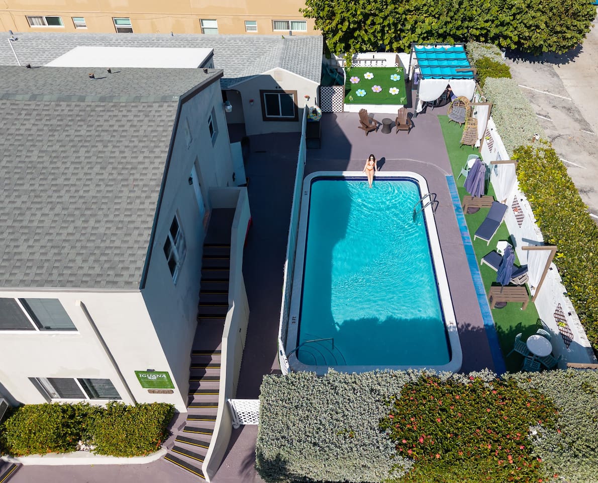 Beach #5 - Only a few steps to the beach with pool