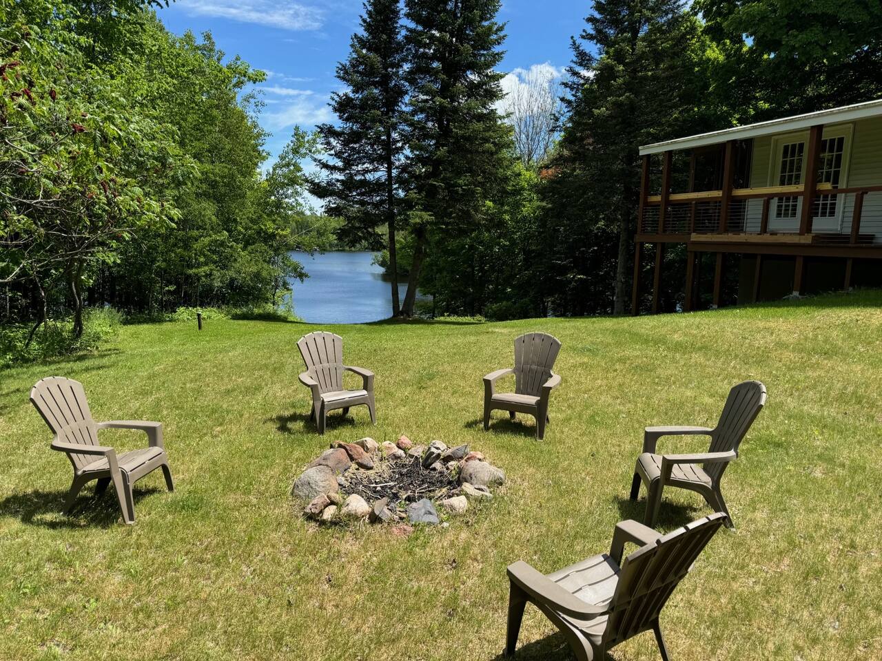 Cozy Lakefront Cabin on Turtle Chain + Huge Yard!