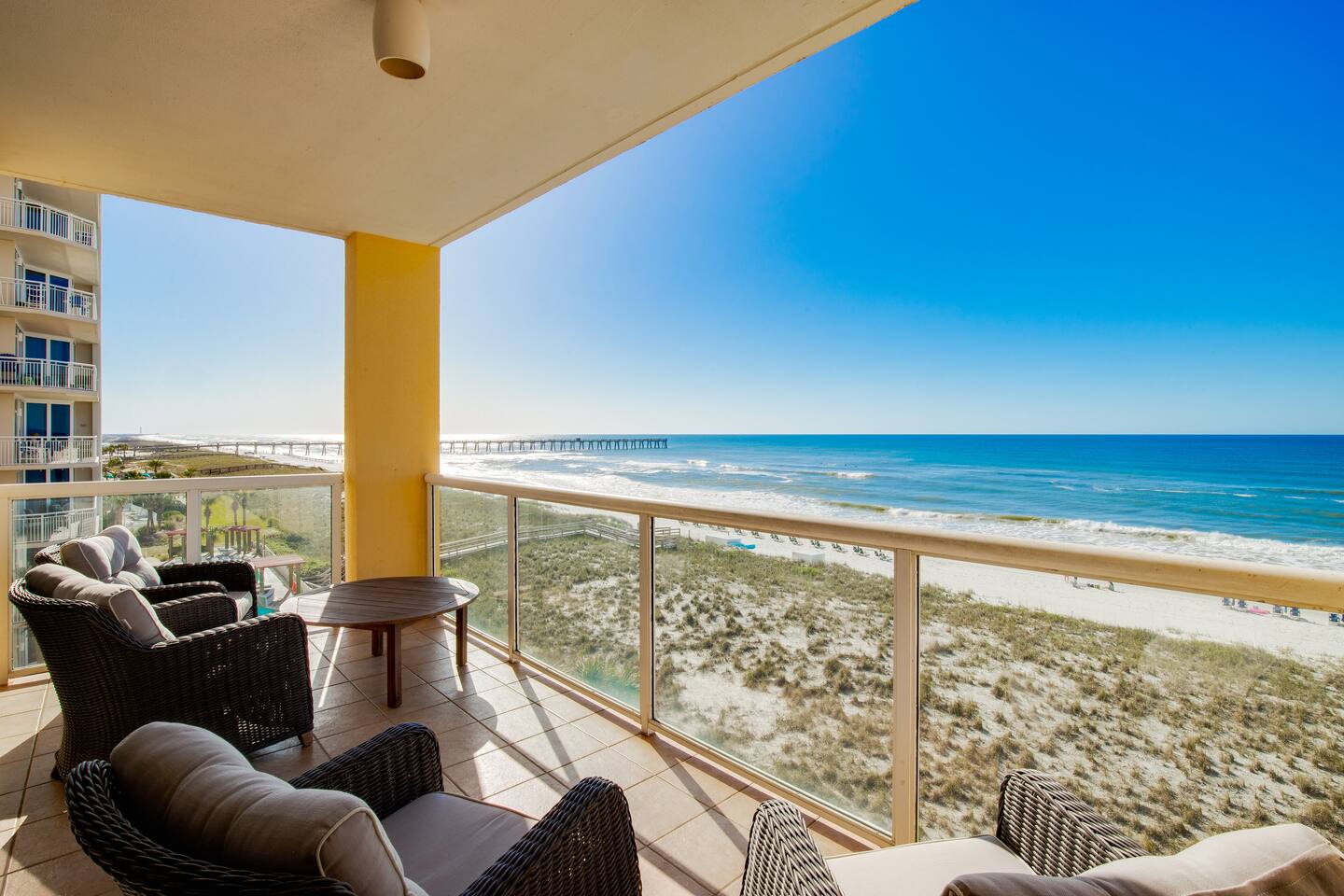 Newly Renovated 3 Bed 3 Bath Beach Front Condo