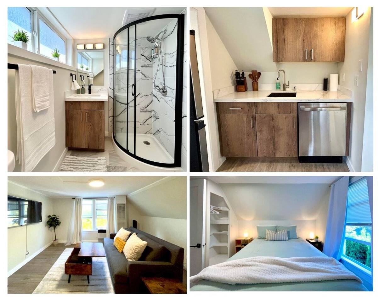 Chic, Cozy & New Prime location with AC, Street Parking #4