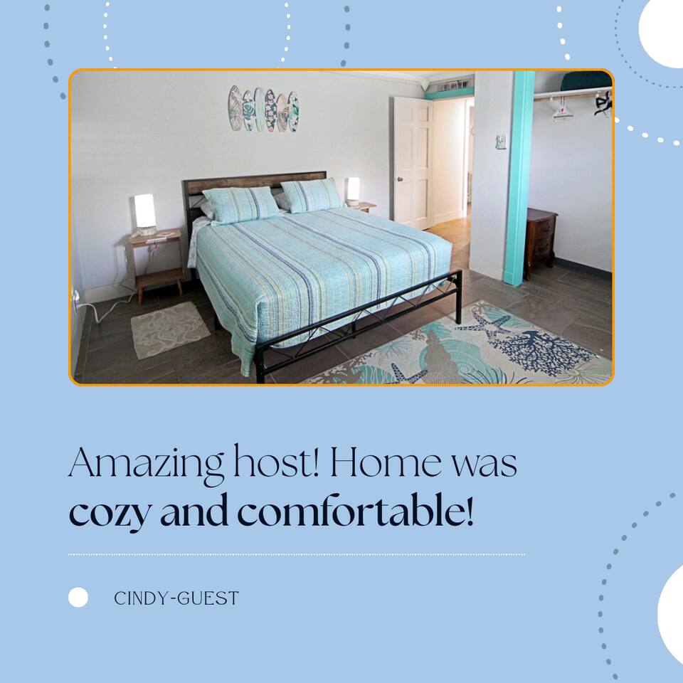 Cozy 2BR Duplex Close to Downtown & Beach/Sleeps 6