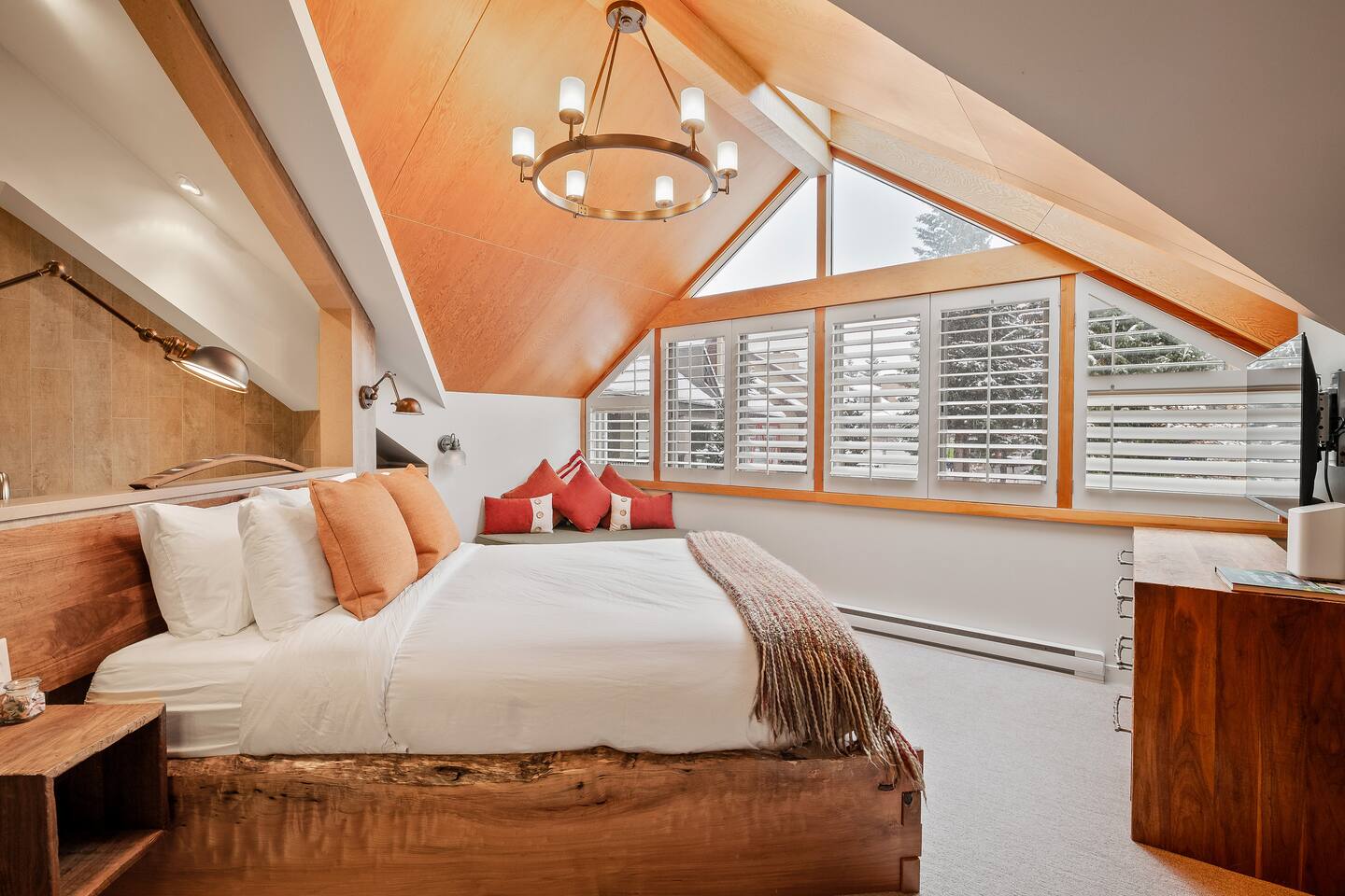 Living room at one of our Whistler homes