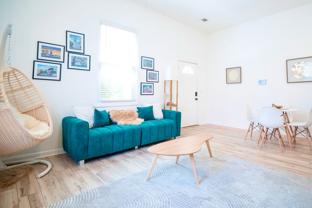 2BR Boho Chic Duplex・Near Tybee Island ・Savannah