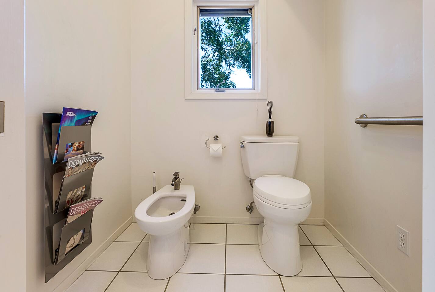 Experience the ultimate comfort in the primary bathroom, complete with a bidet for added convenience. This thoughtful feature, combined with luxurious amenities, elevates your stay to a new level of sophistication and comfort.