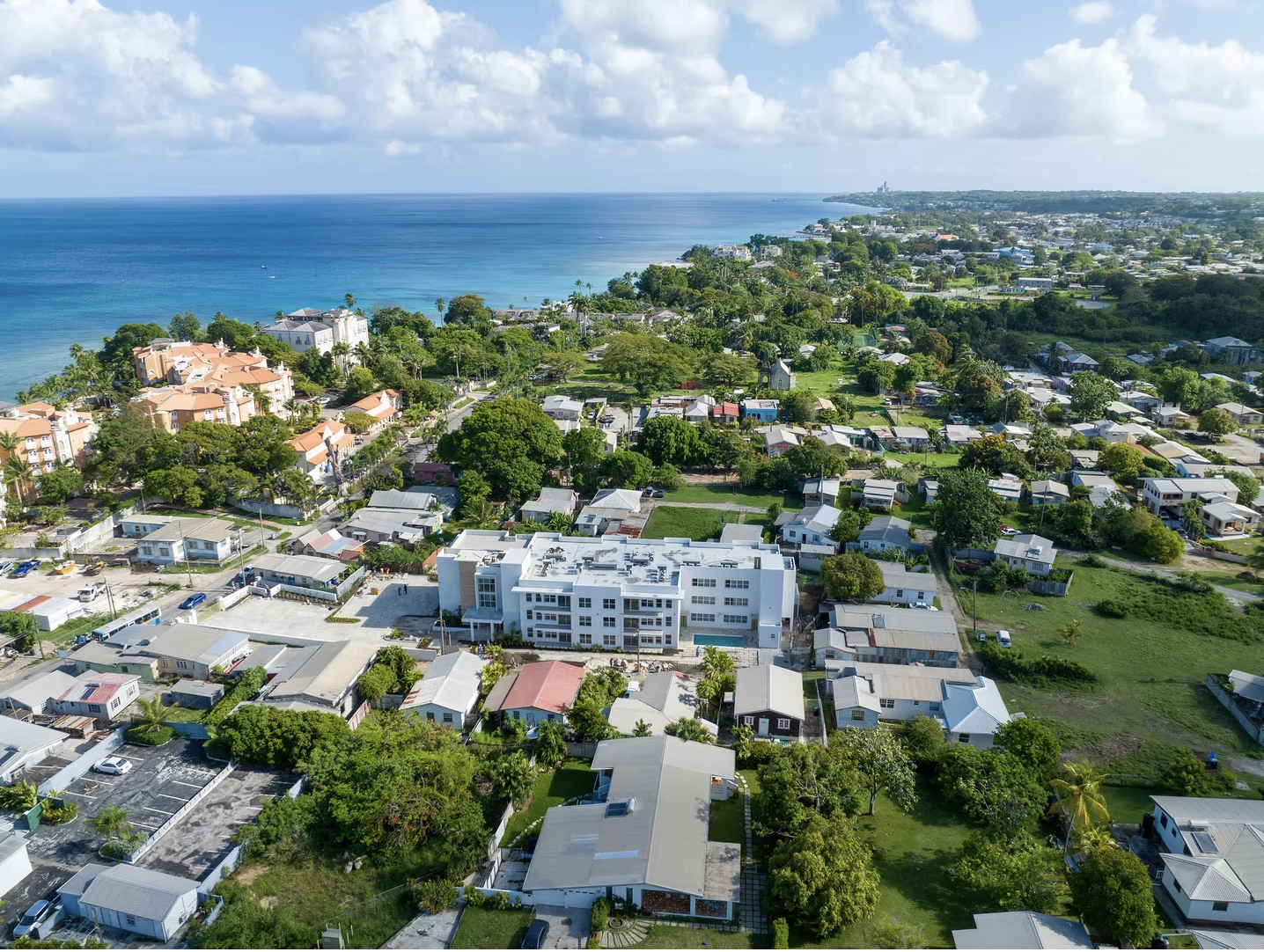 Coastal neighborhood stay with ocean views and lush island surroundings