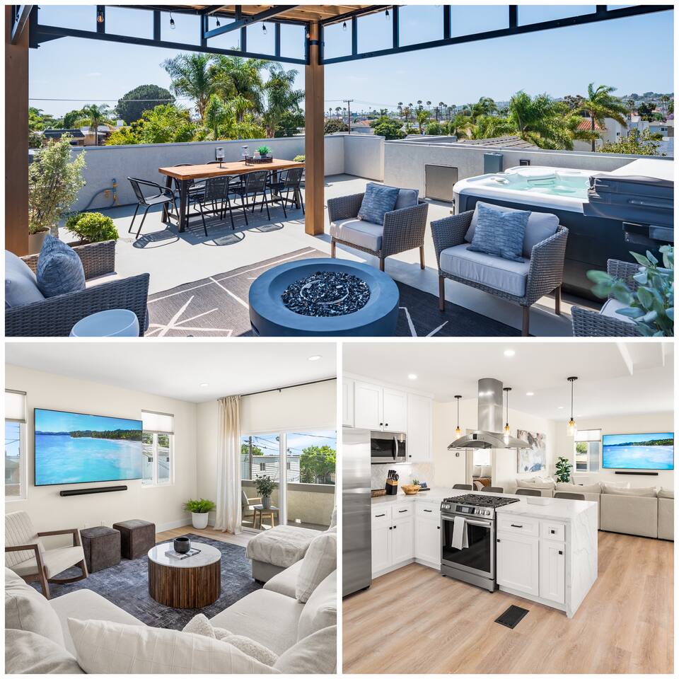 Dream 3BR Rooftop/Gym/Spa/Views