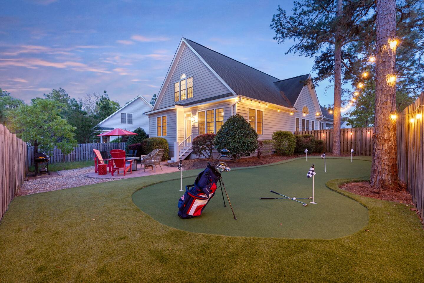 NEW Putting Green | 5 Mins to Pinehurst | Sleeps 8