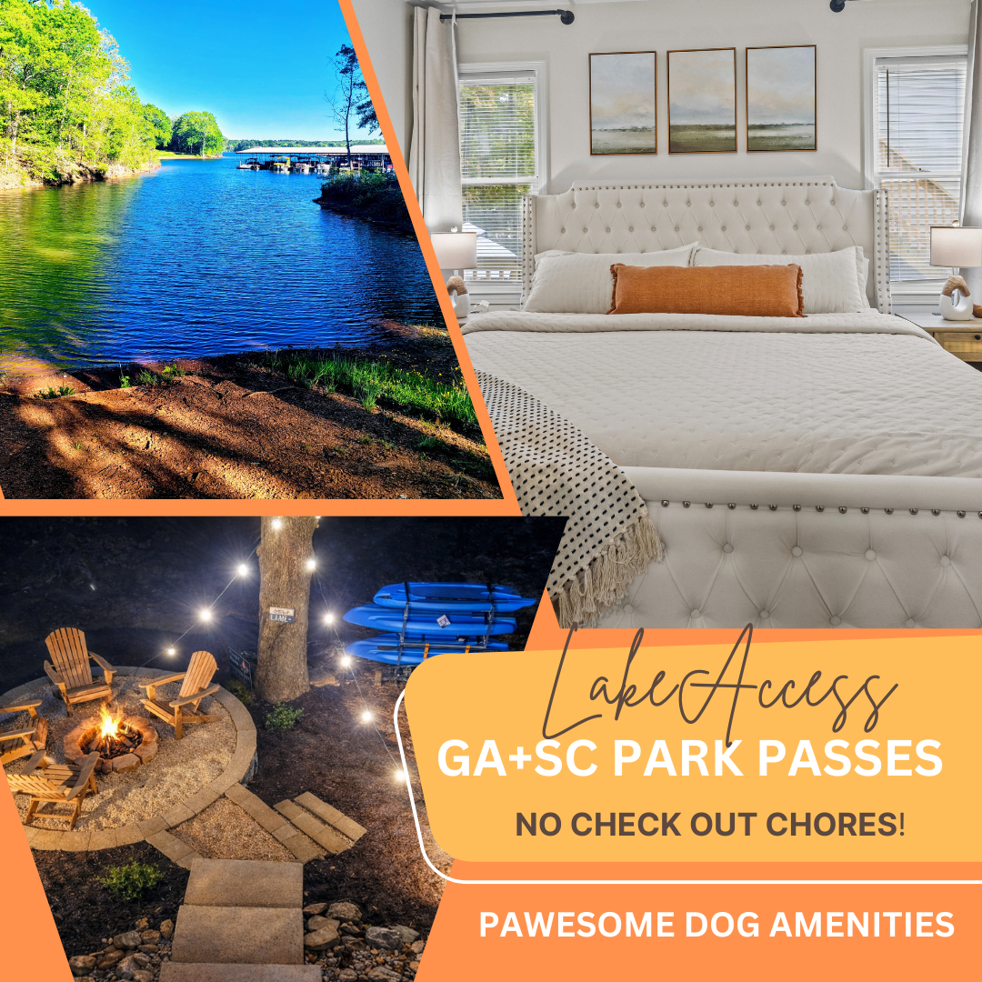 Clemson|Kayaks|SUP|PizzaOven|Blackstone|FirePit|EV