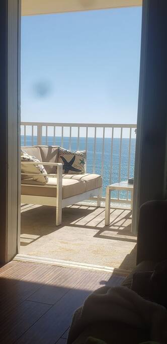 #785 Best location, balcony furniture& comfy beds!