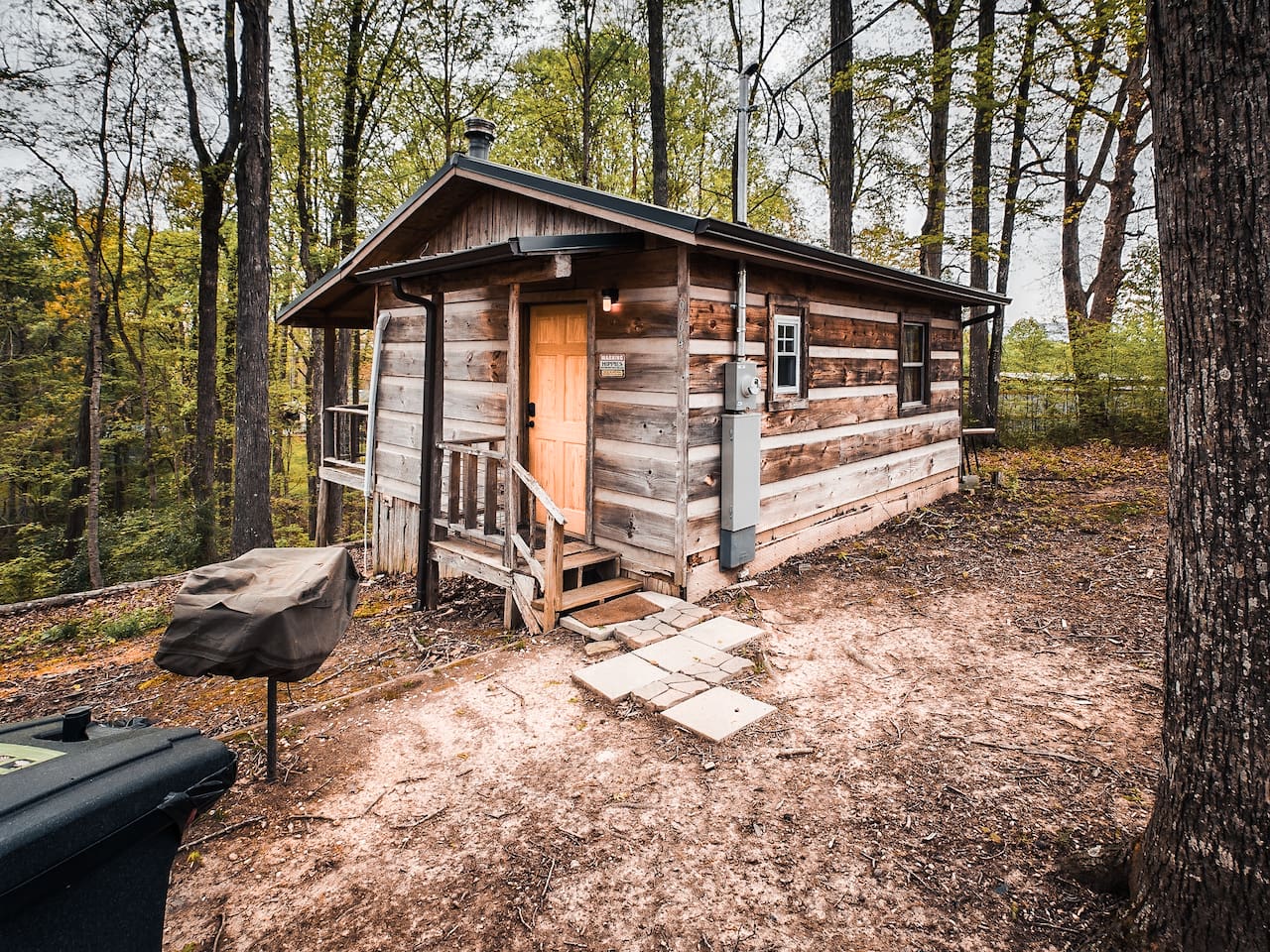 Cozy tiny cabin, hot tub/mtn. view!