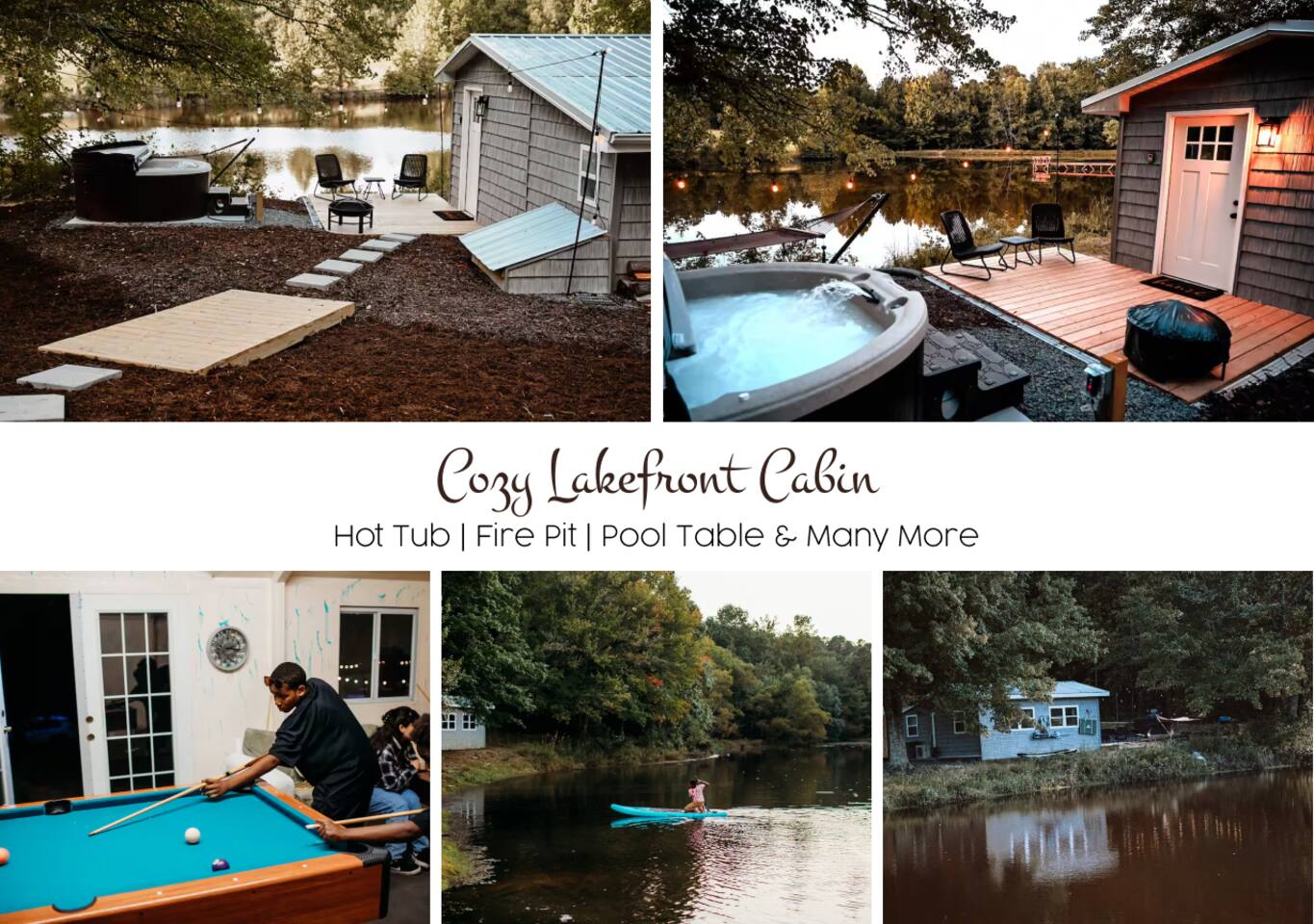 25-Acre Oxford Retreat | Lakefront Cabin + Hot Tub