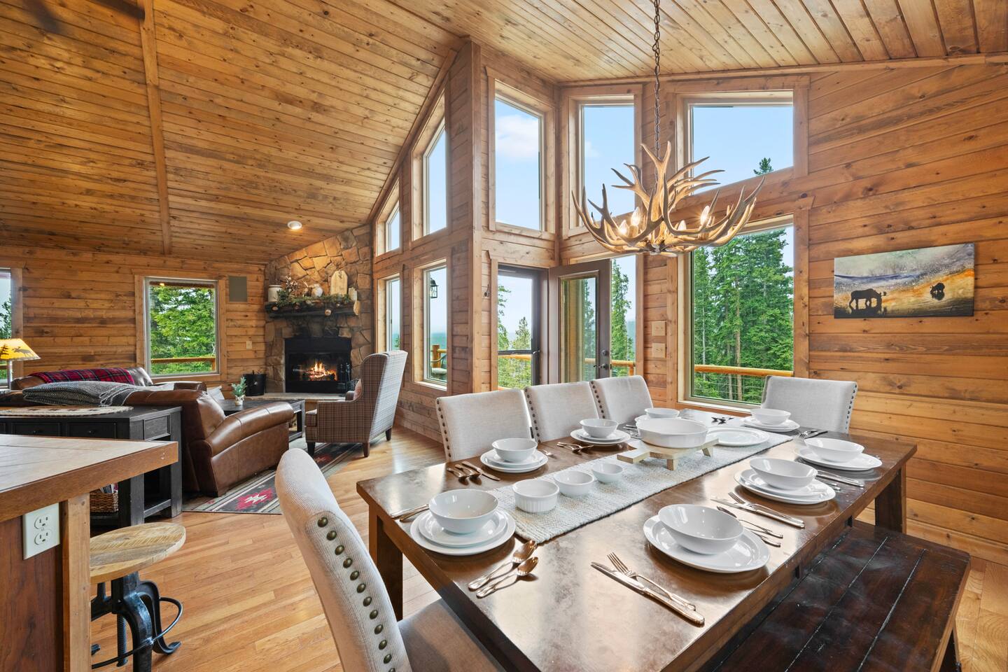 Mountain View Alpine Estate Private Fairplay Cabin with Hot Tub Fire Pit and Forest Views — 3