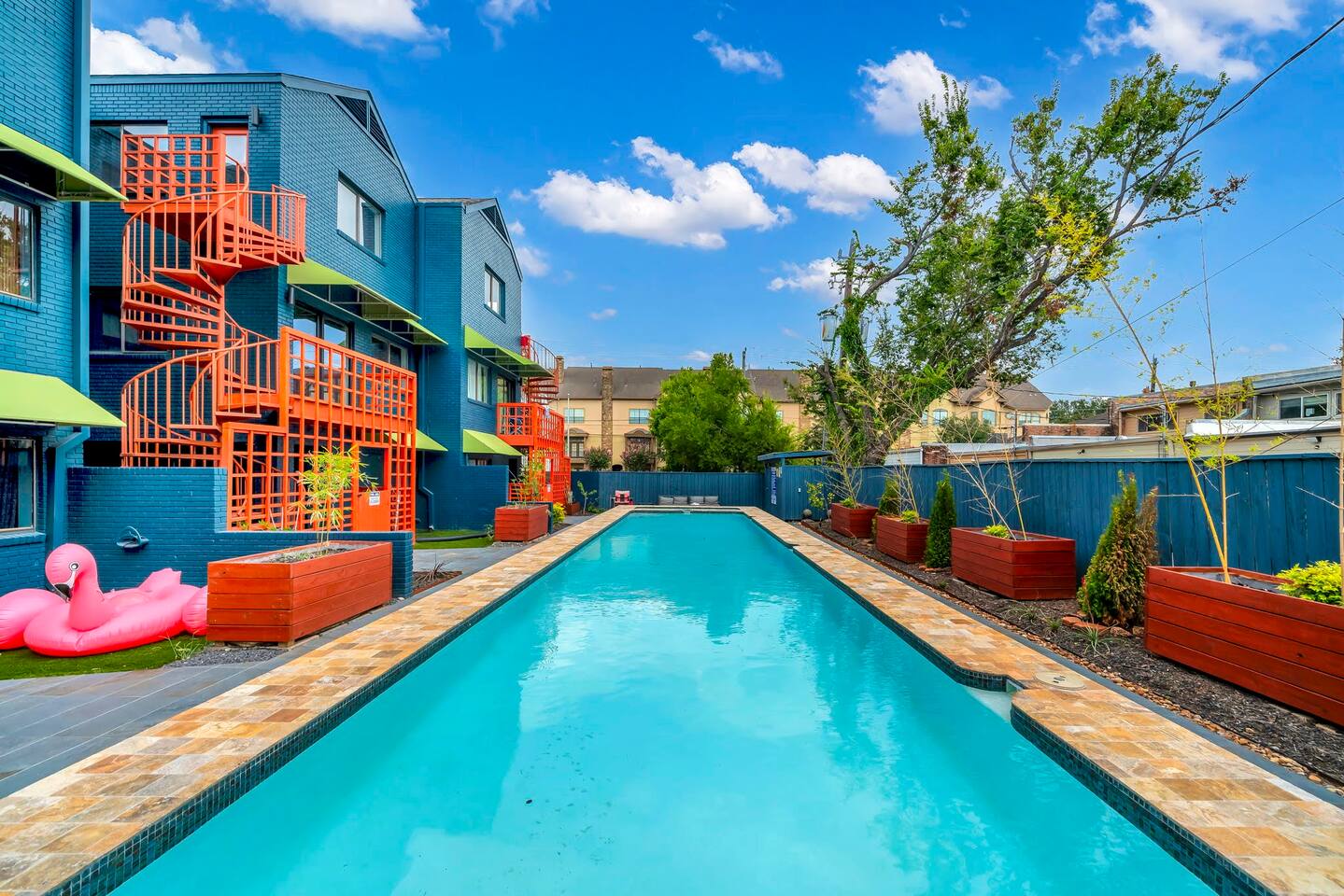 A Houston Resort Style Pool EV Charging