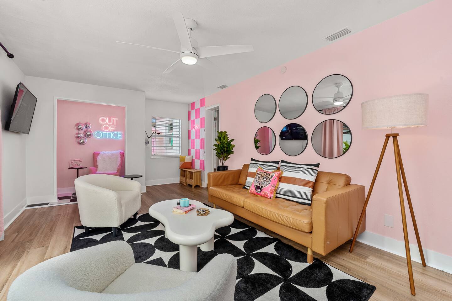 Retro Retreat with Htd. Pool 2 Miles to Beach