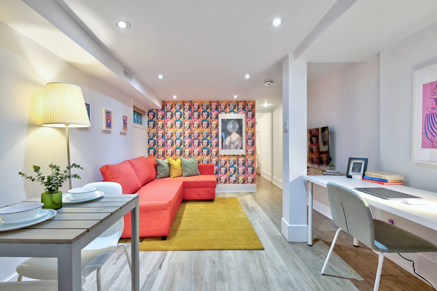 Chic 1 bedroom in Trendy Area for extended stays