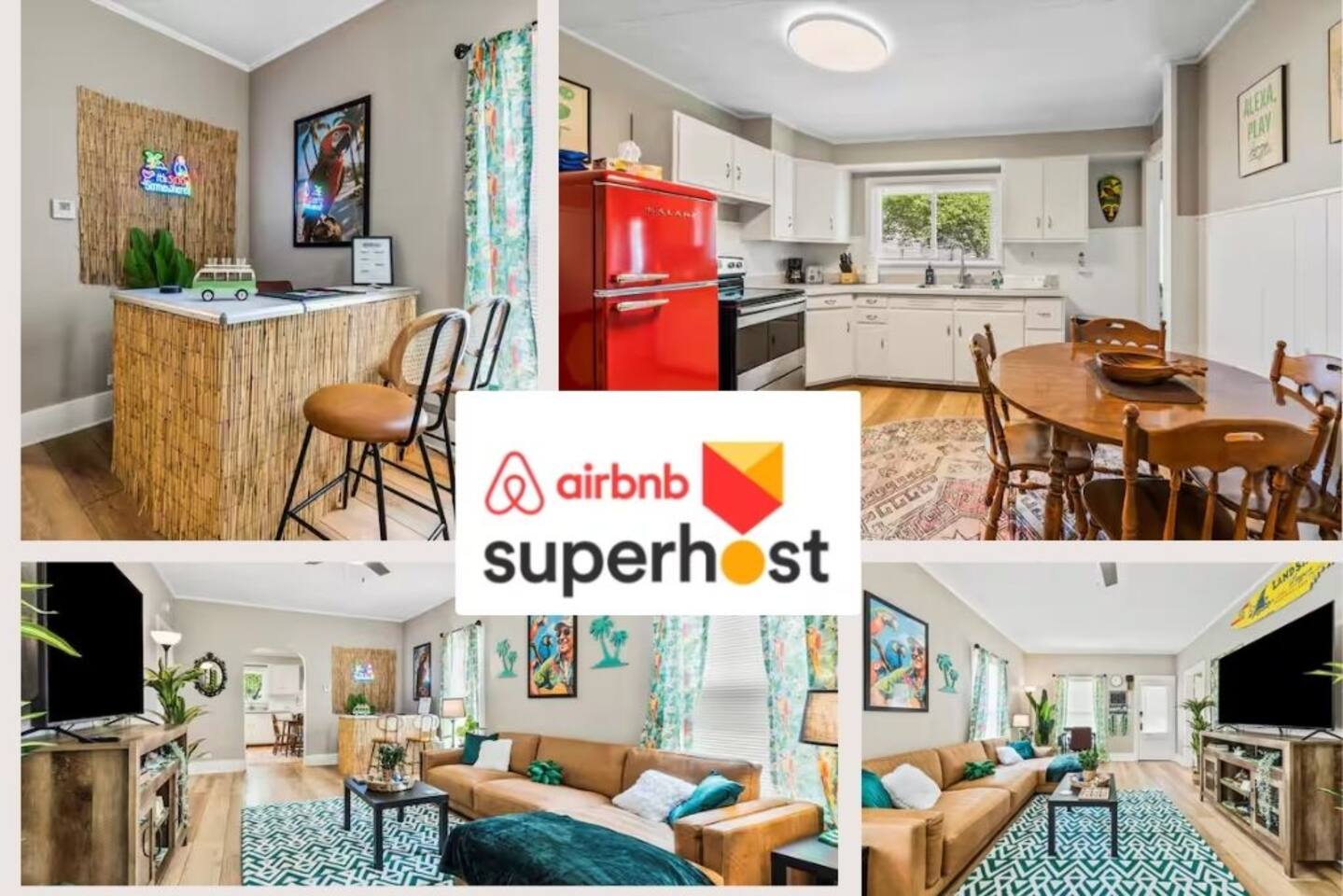 Parrot Head Haven-3BR-1BA-Bar-Patio-Cornhole-Grill