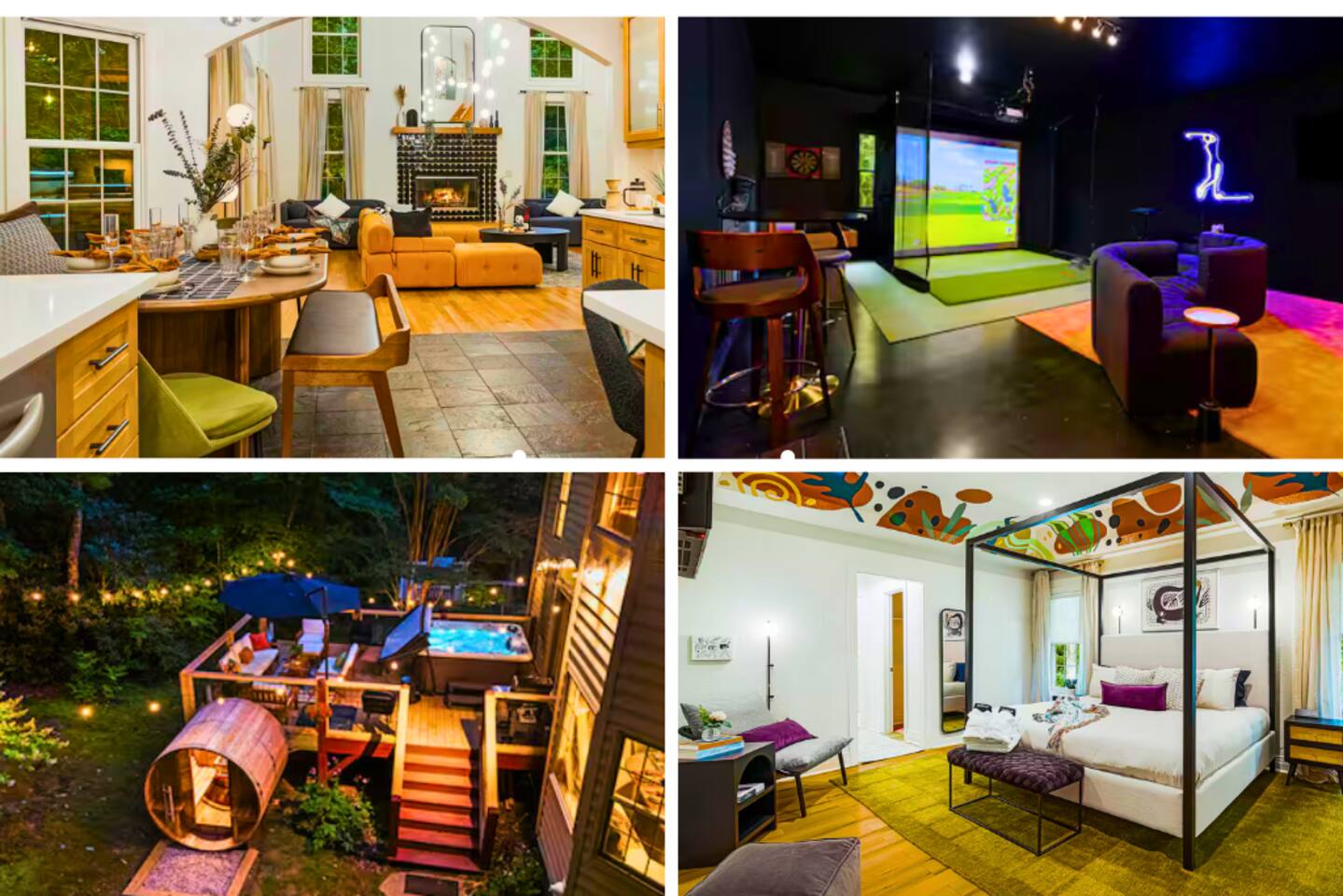 Epic BnB:GolfSim, Theatre, Speakeasy, Sauna+Hottub