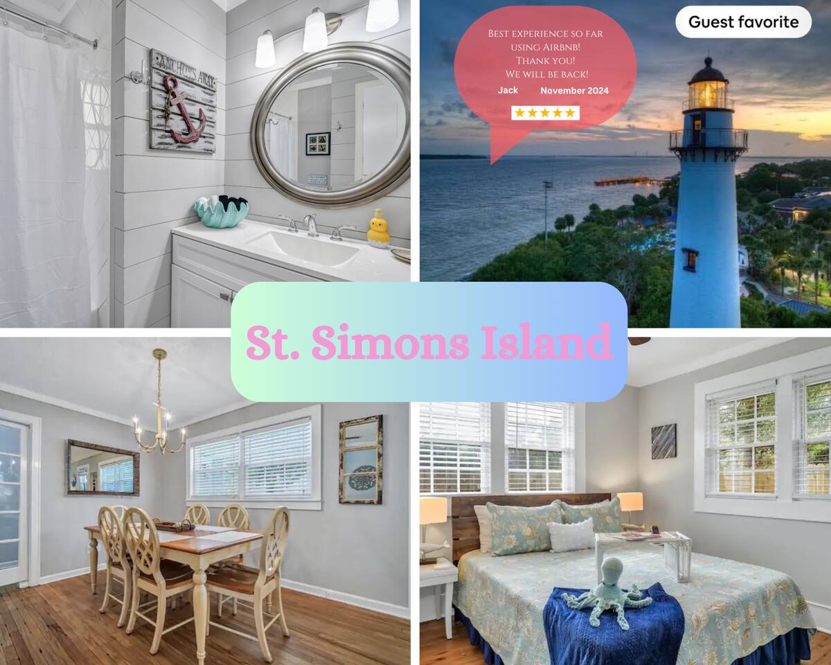 Flip Flop Paradise: St. Simons Duplex Sleeps 17