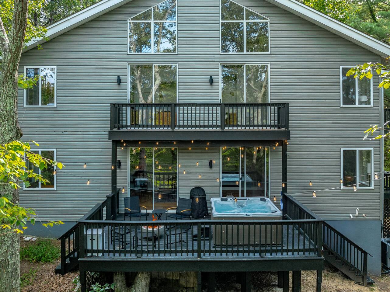 Two Forest Cabins,Decks,Fire Pit,Hot Tubs,GameRoom
