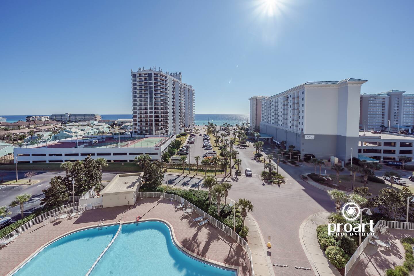 Beach Retreat view from 7th floor*