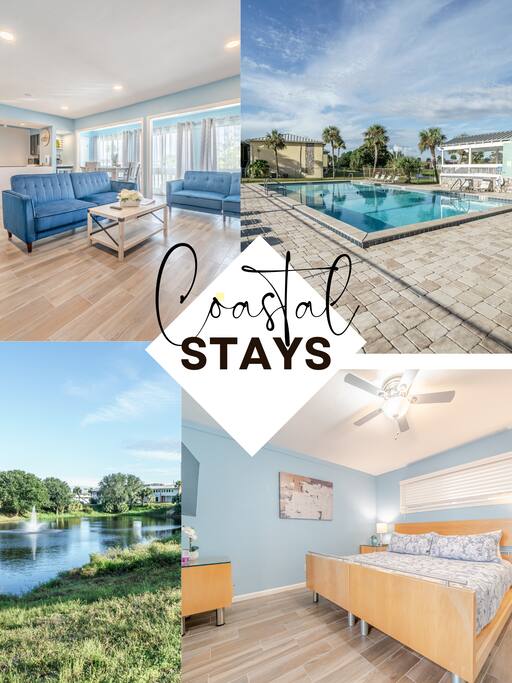 Gone Coastal 0.8 miles to beach, monthly discount