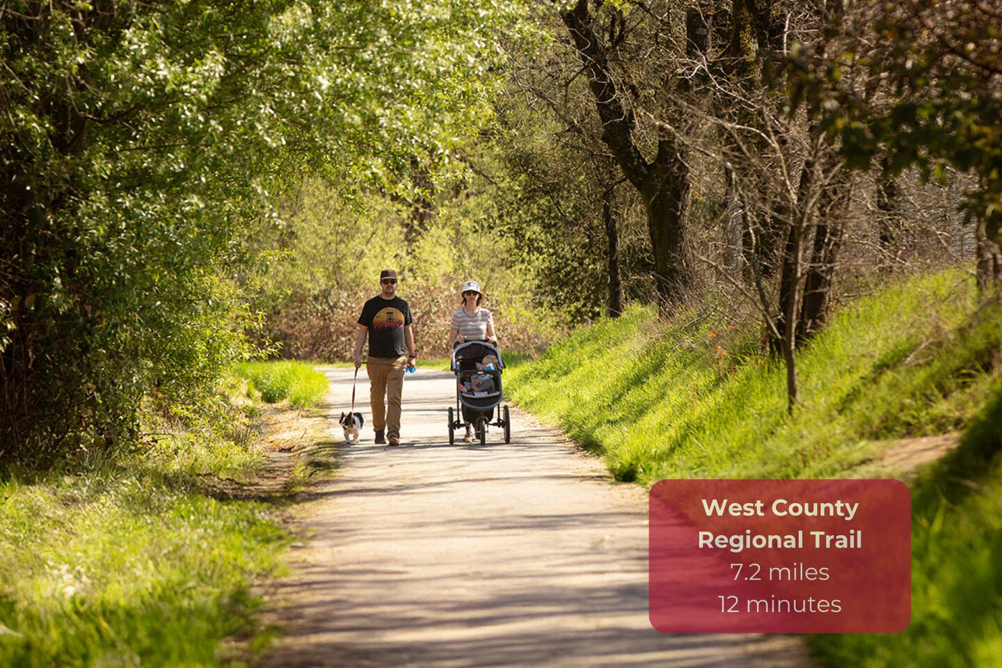 Get outdoors on the West County Regional Trail! Perfect for walking, biking, or running, this scenic trail winds through beautiful landscapes, offering a peaceful escape into nature.