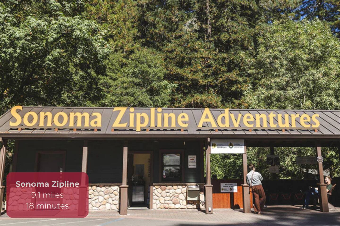Get your adrenaline pumping at Sonoma Zipline Adventures! Soar through the trees and enjoy breathtaking views of the beautiful wine country from above.