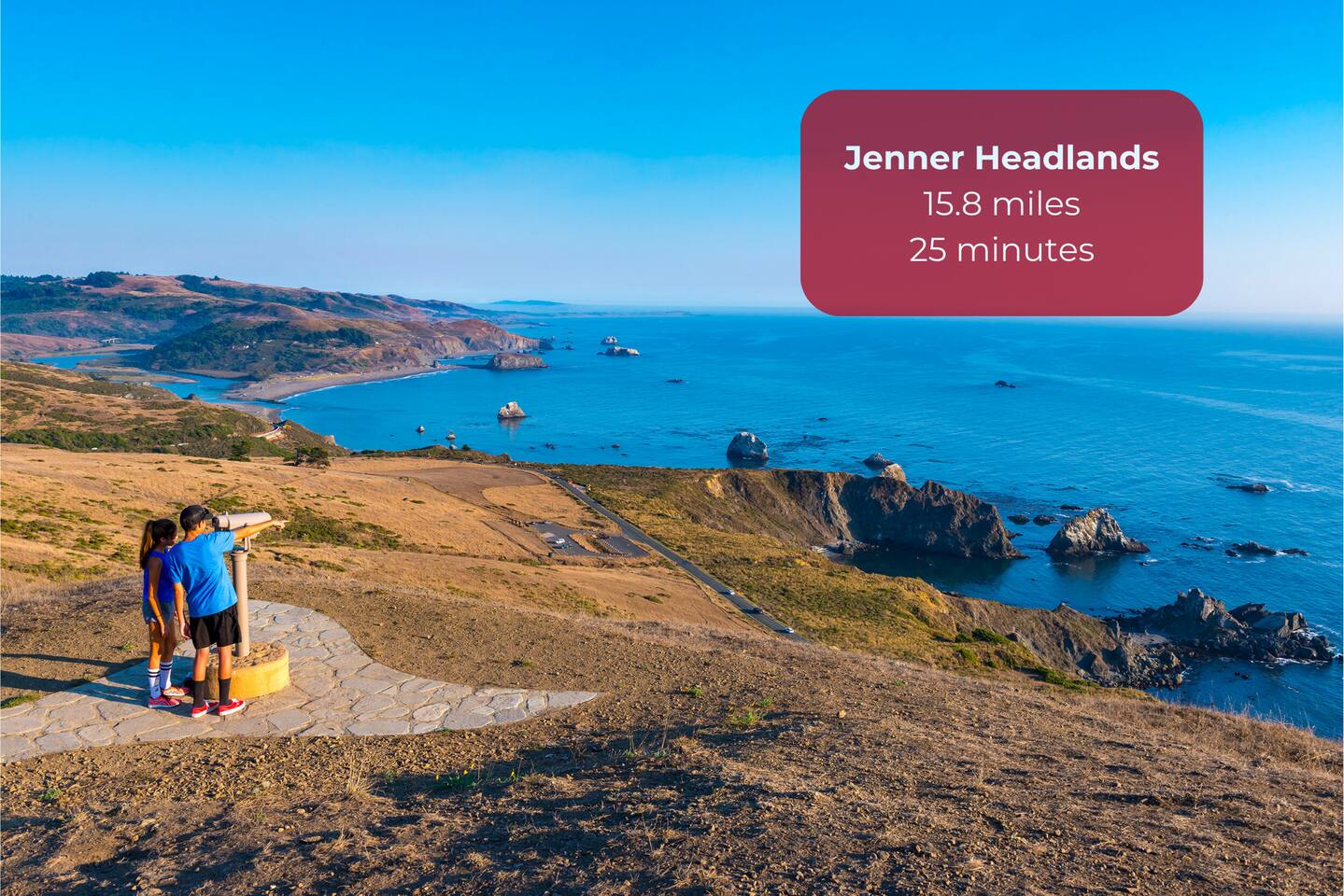 Explore the stunning Jenner Headlands, where dramatic coastal views meet rolling hills and abundant wildlife, offering a perfect blend of natural beauty and tranquility.