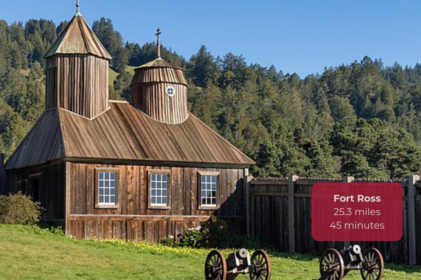Step into history at Fort Ross, a beautifully preserved site showcasing Russian-American heritage. Explore the historic buildings, breathtaking coastal views, and fascinating stories of the past.