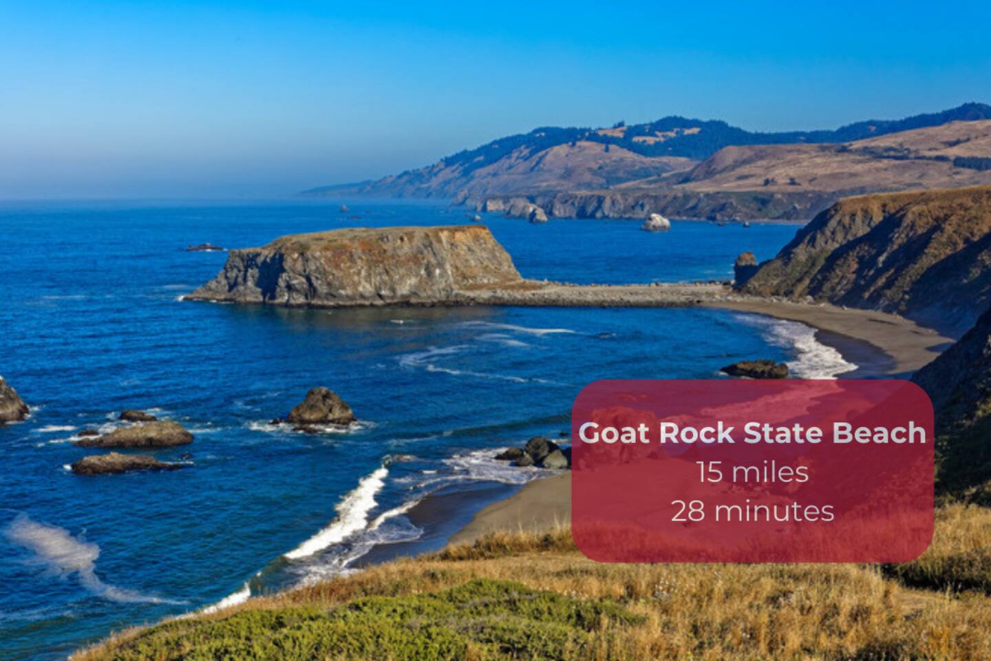 Discover the beauty of Goat Rock State Beach, where rugged cliffs meet the sparkling ocean, creating the perfect spot to relax, explore, and enjoy breathtaking coastal views.