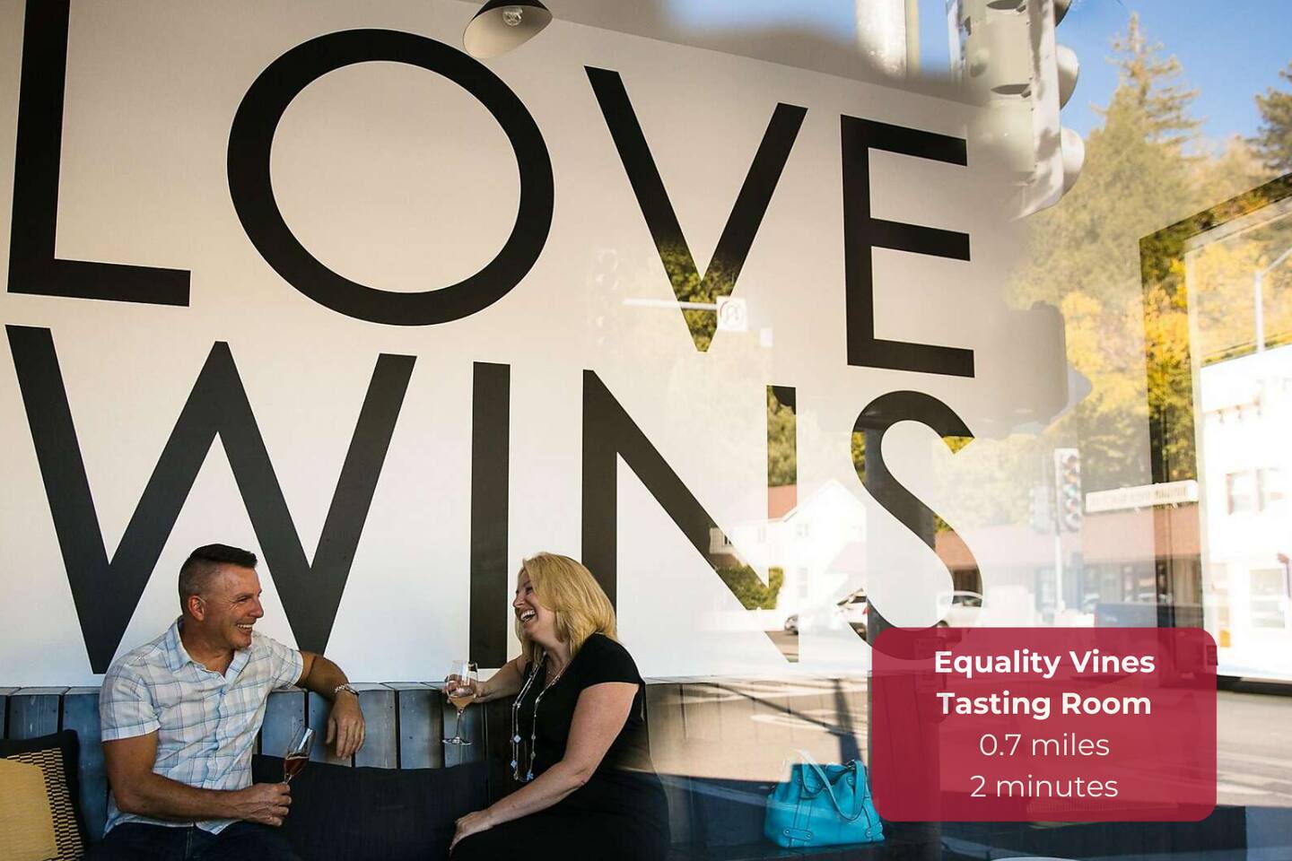 Experience a unique wine tasting at Equality Vines Tasting Room, where exceptional wines and a commitment to equality come together in an inviting and memorable setting.