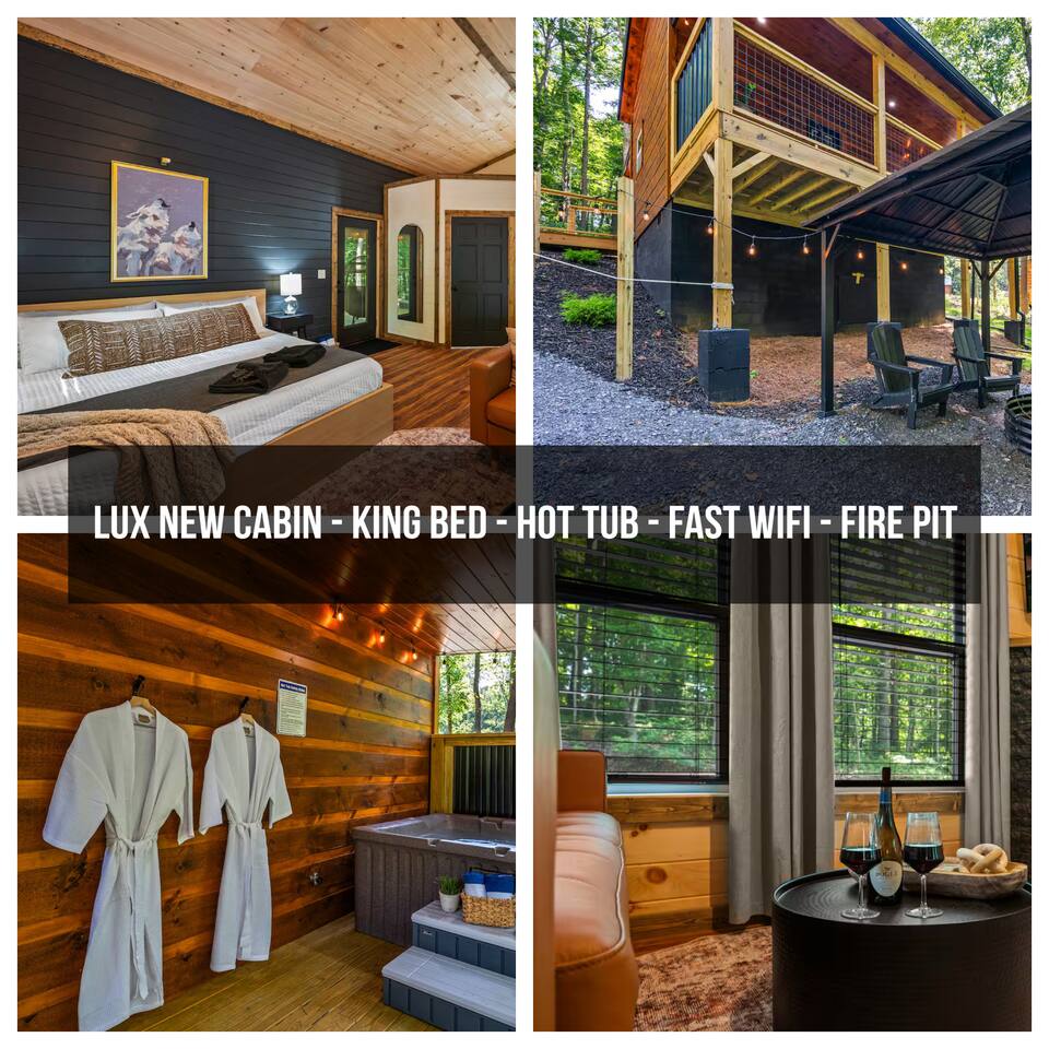 Couples Retreat| King Bed | HotTub| 
FirePit