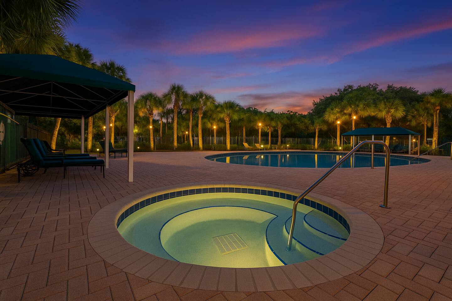 Gated Comfy 2BR Condo - KING Bed, Pool, Hot Tub, Gym, WiFi, Washer & Dryer, AC, Free Parking -- IDEAL FOR Medical, Business, Groups, Relocation - near Moffitt Cancer Center, Tampa Palms, Hunters Green, Live Oak, Cory Lake Isles, New Tampa, Wesley Chapel