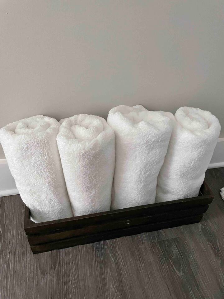 Clean fresh fluffy towels,always ❤️