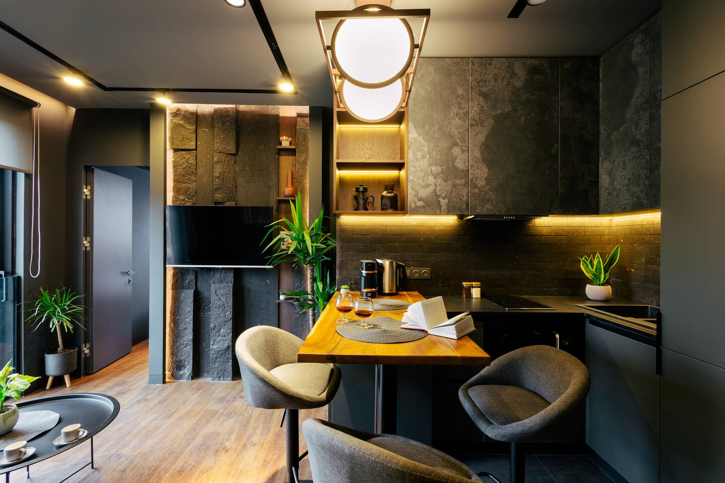 Curated Design | Stone Elegance | Self Check-in