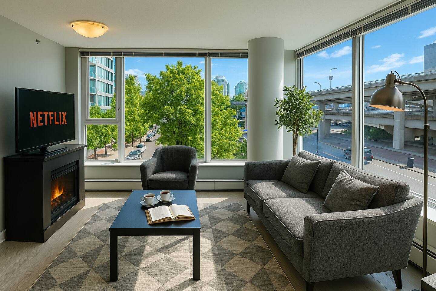 "New" Urban Luxe Retreat – 4BR w/ Pool & Parking