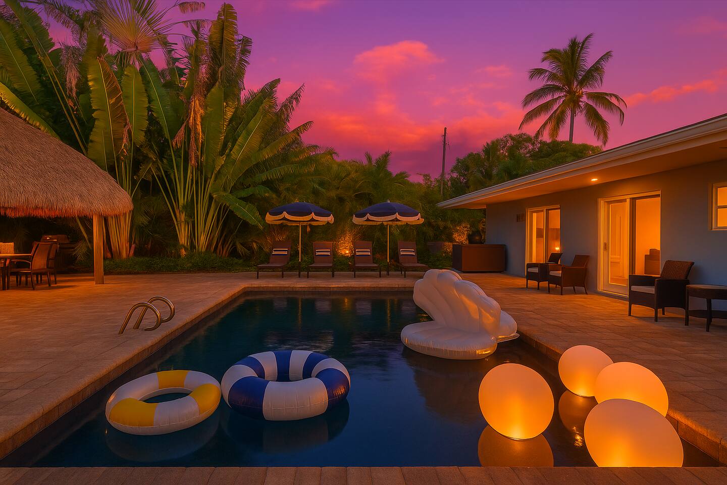 Heat Salt Pool|HotTub|Min to Beach|Mini Pickleball