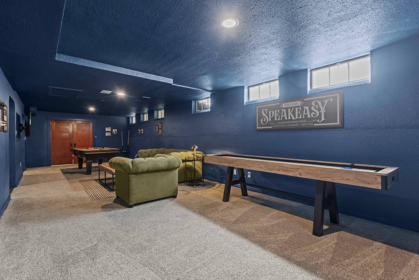 NEW Charming Speakeasy Suite with Pool Table and Games