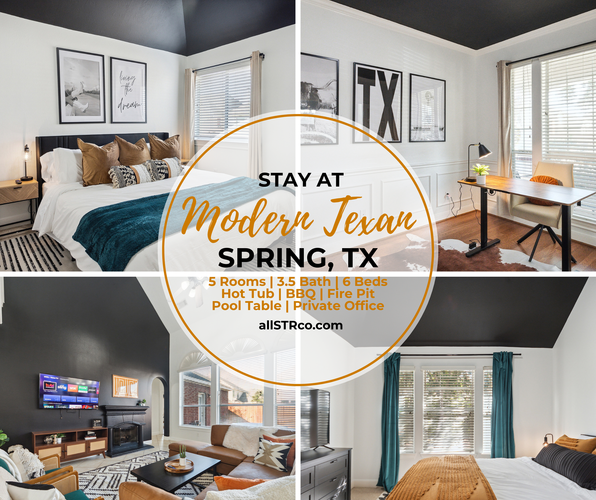 Texas Themed Modern Getaway