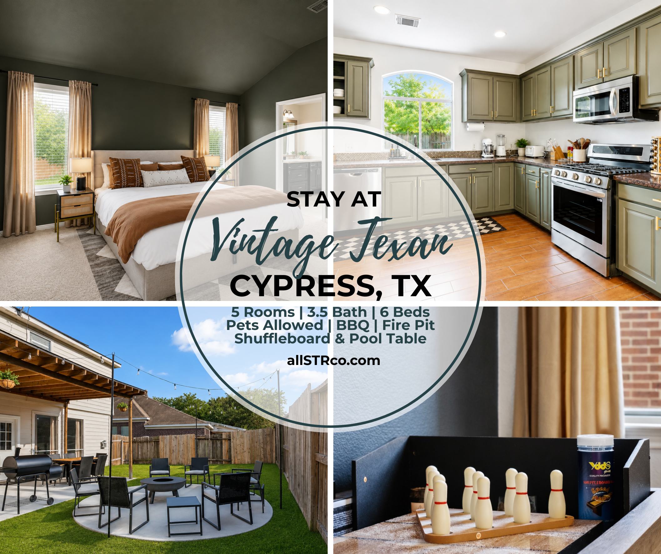 Spacious Cypress 5 Bedroom | Pool Table & Fire pit
