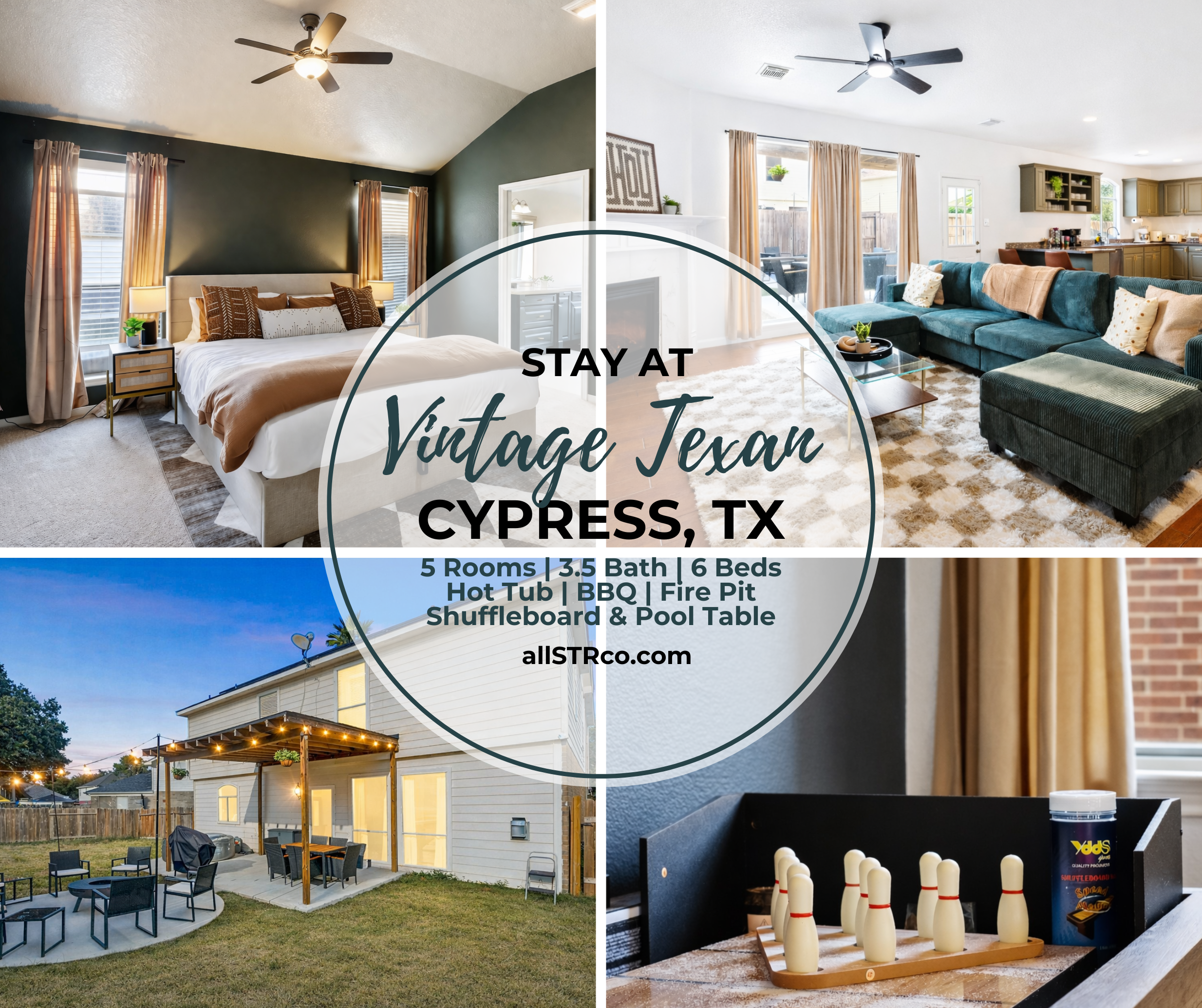 Vintage Texan Cypress Retreat w/ Games & Hot Tub