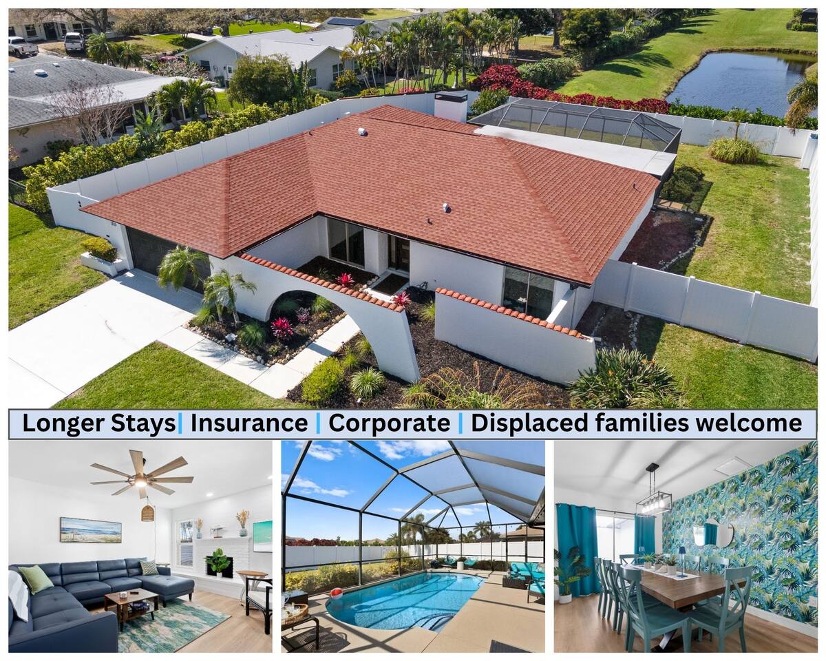 4 miles to LECOM mins to AMI Heated POOL Dog OK