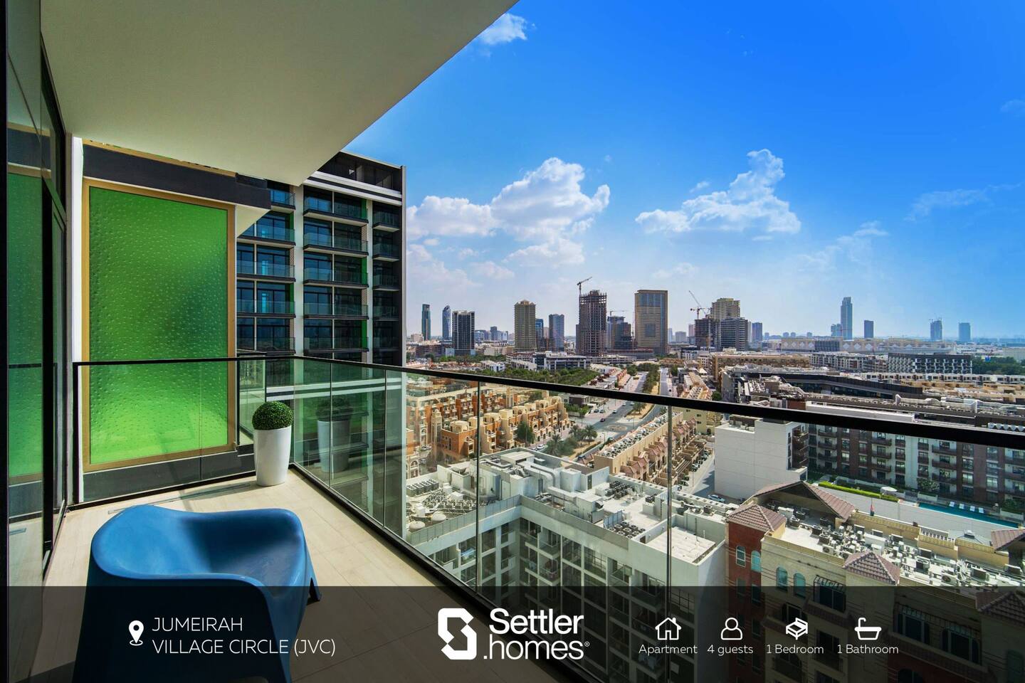 SettlerHomes | Premium JVC Escape | Balcony Calm