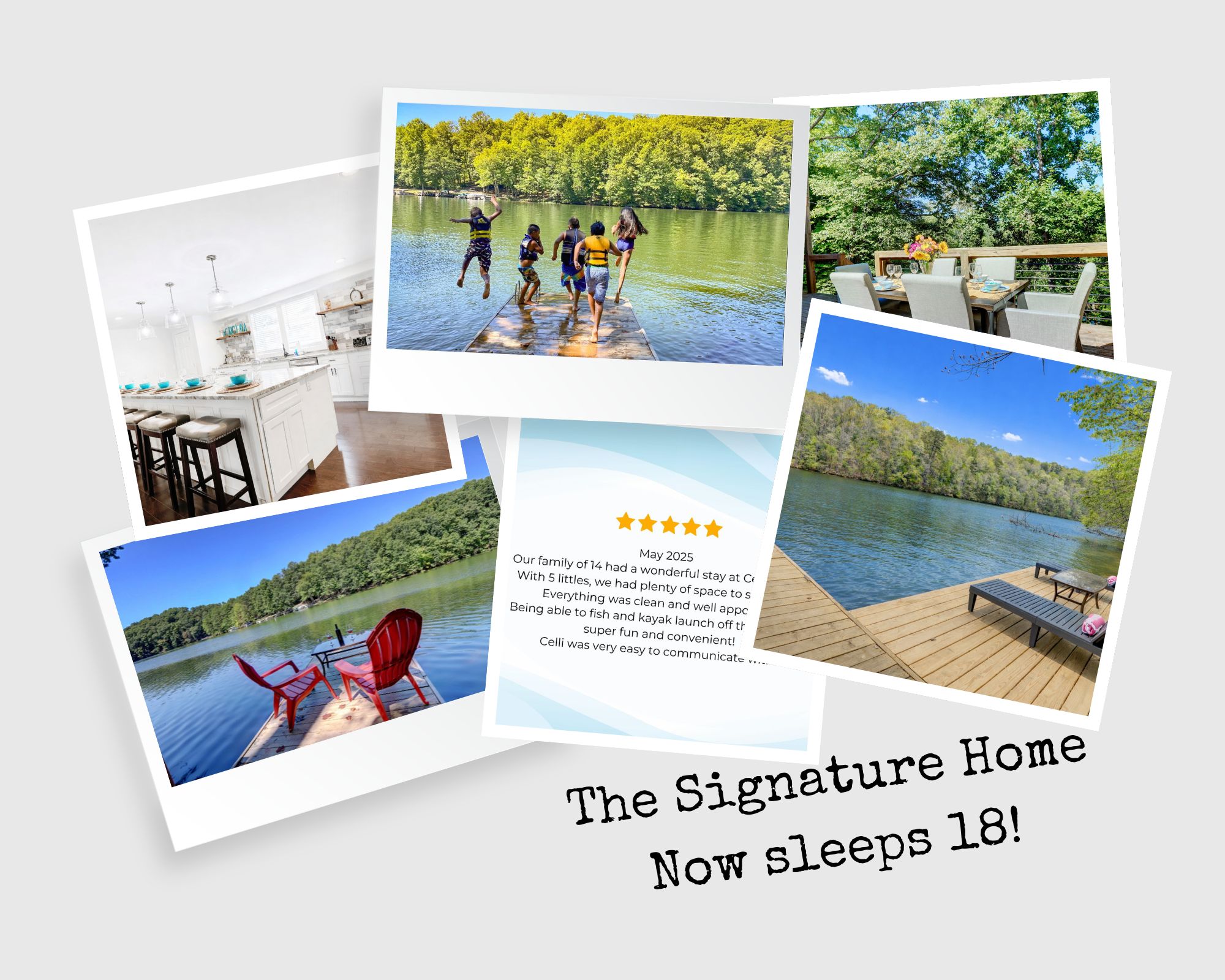 The Signature Home!  Now booking for Summer 2026!