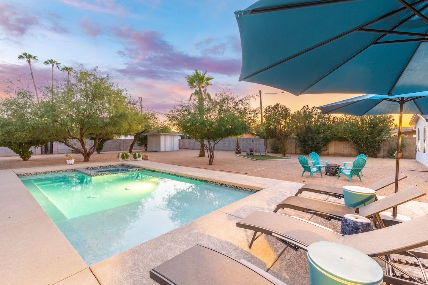 New! Scottsdale Family Oasis | Htd pool | Fire Pit