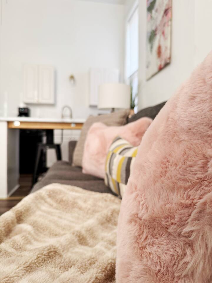 The Harrison D | QUEEN 1BD/1BA Apt near River