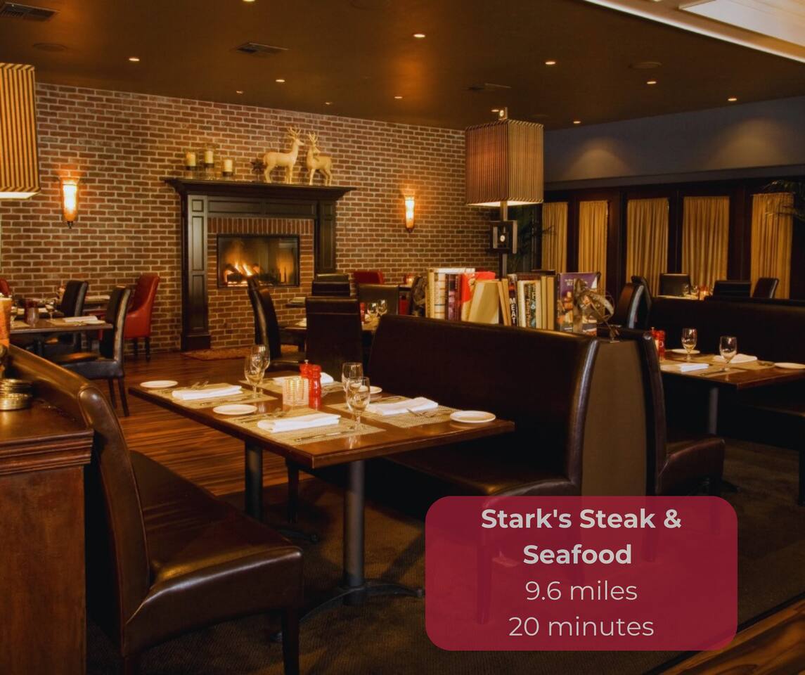 Treat yourself to a memorable meal at Stark's Steak & Seafood