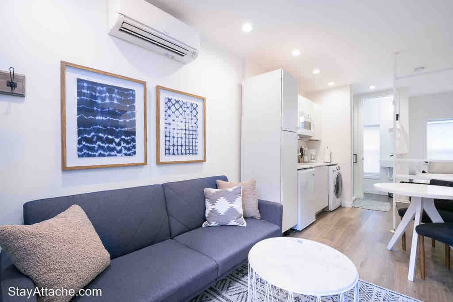 Modern Studio wTerrace on DC’s Hottest Street!