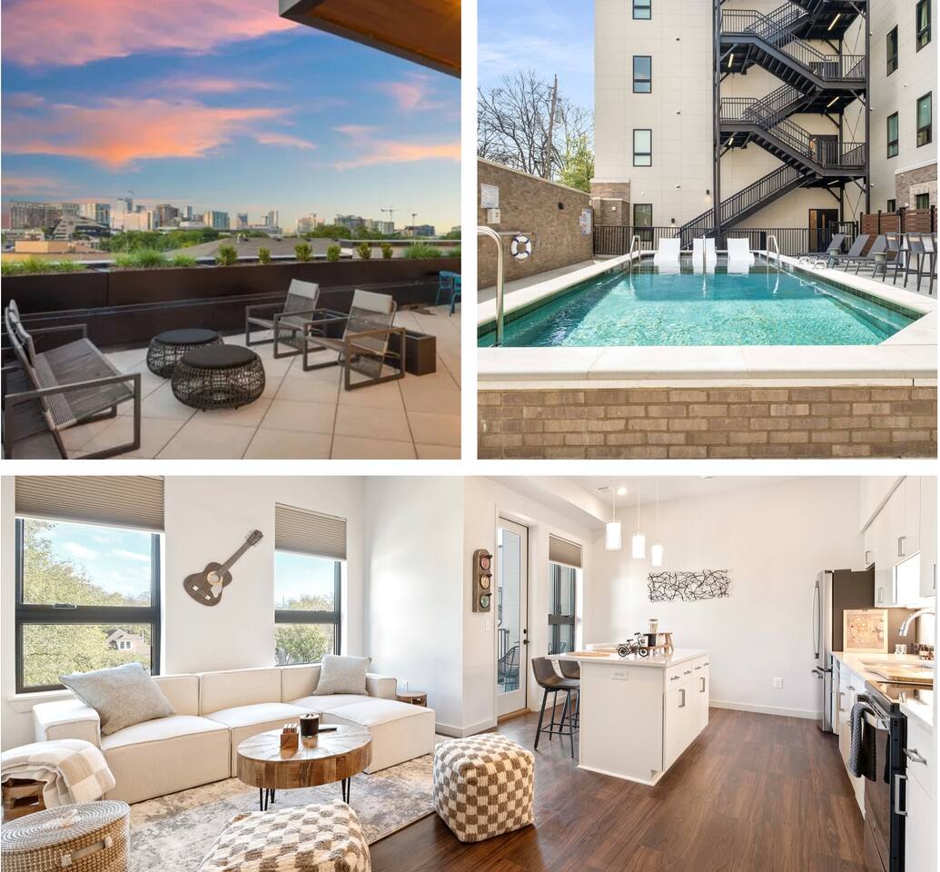 Haven on Music Row: Pool, Roof Deck, Free Parking