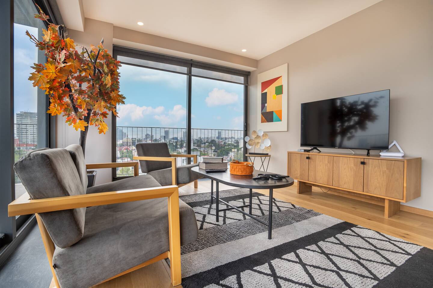 Spacious Corner Apt w/Views: Condesa Balcony & Gym - foto 5